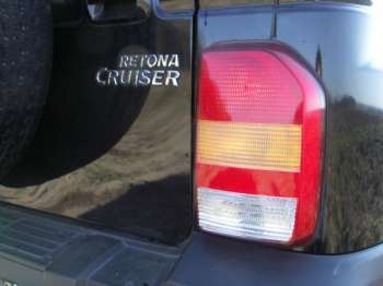 Kia Retona | Задние фонари у Retona как будто просто приделаны поверх кузовных панелей