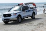Внедорожник спасателей на пляже Дайтона-бич  | Флорида
