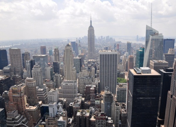 Самый лучший вид на Нью-Йорк открывается с обзорной площадки Top of Rock с 70-го этажа Рокфеллер-центра