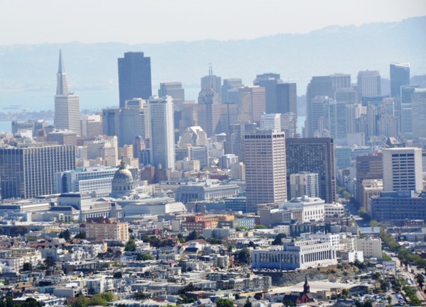 Лучший вид на Сан-Франциско открывается с самой высокой точки города – холма Твин-Пикс