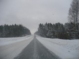 Движение по трассе М-53 осложнено из-за обильных снегопадов