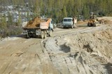 В Иркутской области реконструируют участок дороги Бодайбо – Таксимо