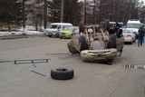 Невнимательность стала причиной серьезной аварии в Академгородке