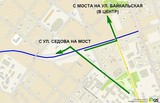 В Иркутске предложили исключить левые повороты на правобережных развязках Академического моста