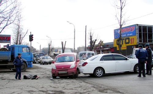 ДТП с пешеходом в Иркутске