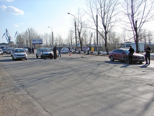 ДТП с участием такси в Иркутске